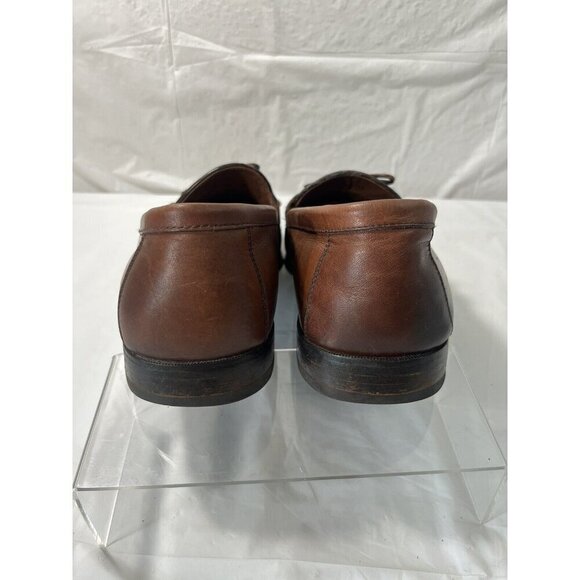 Johnston Murphy Halsey Brown Leather Mens 12 M Woven Kiltie Tassel Casual Shoes main image 4